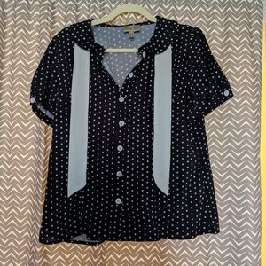 Lindy Bop Poka Dot Top